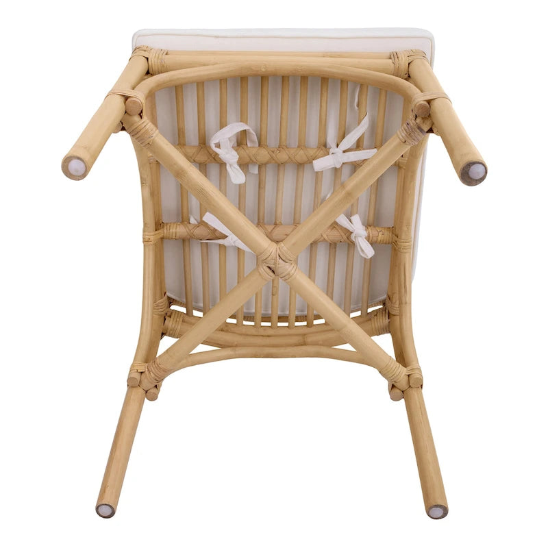 Kara Rattan Dining Side Chair, (Set of 2)
