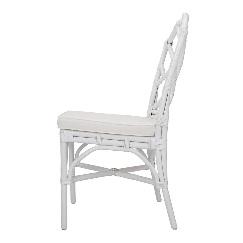 Kara Rattan Dining Side Chair, (Set of 2)