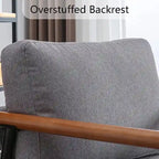 Ebello Comfy Simple Upholstered Single Armchair for Living Room