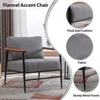 Ebello Comfy Simple Upholstered Single Armchair for Living Room