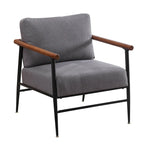 Ebello Comfy Simple Upholstered Single Armchair for Living Room