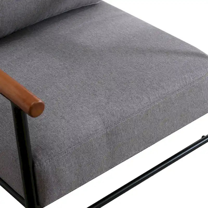 Ebello Comfy Simple Upholstered Single Armchair for Living Room