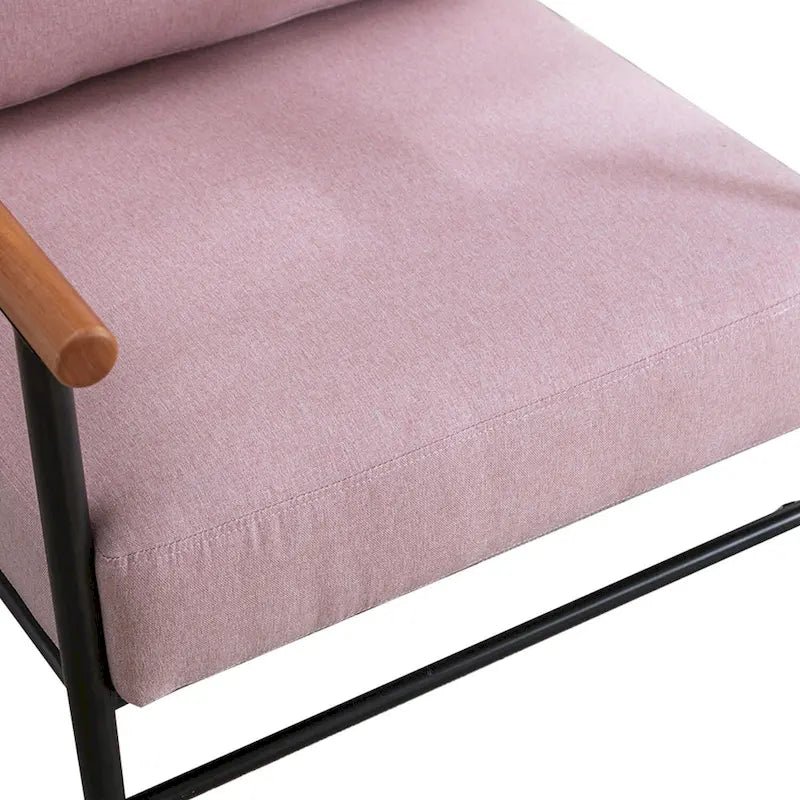 Ebello Comfy Simple Upholstered Single Armchair for Living Room