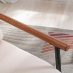 Ebello Comfy Simple Upholstered Single Armchair for Living Room