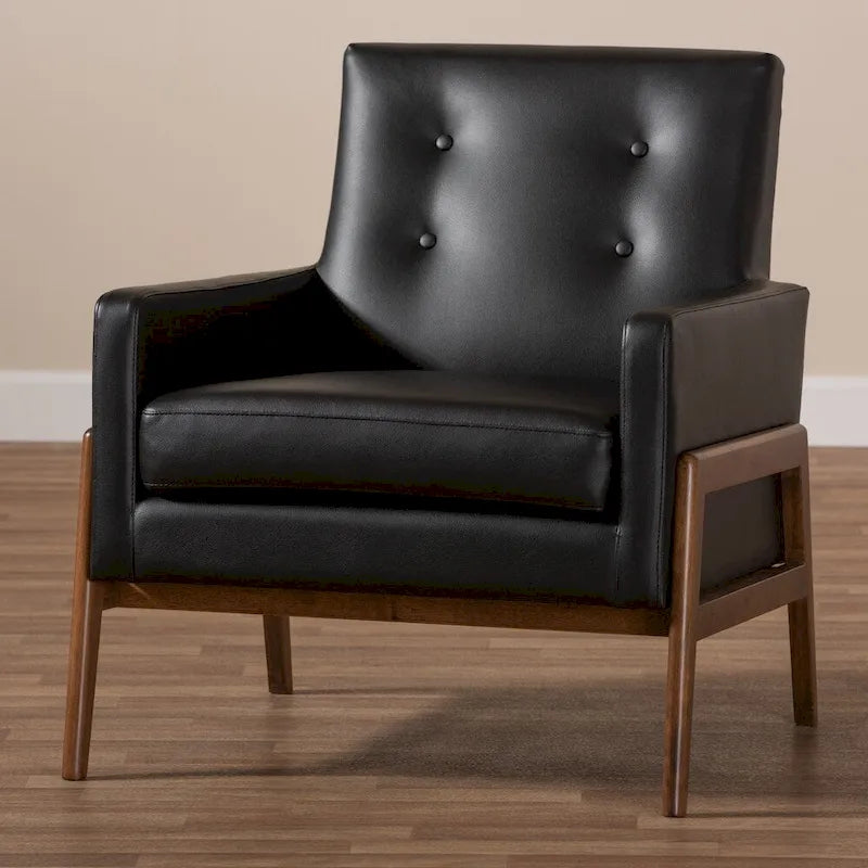 Mid-Century Lounge Chair by Baxton Studio