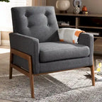 Mid-Century Lounge Chair by Baxton Studio