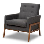 Mid-Century Lounge Chair by Baxton Studio