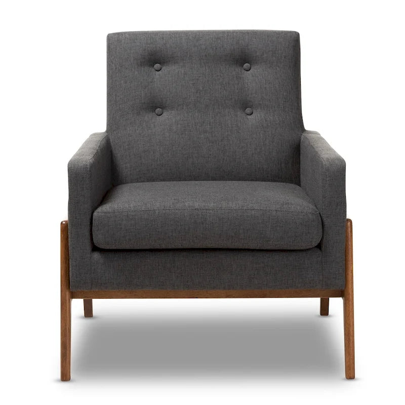 Mid-Century Lounge Chair by Baxton Studio