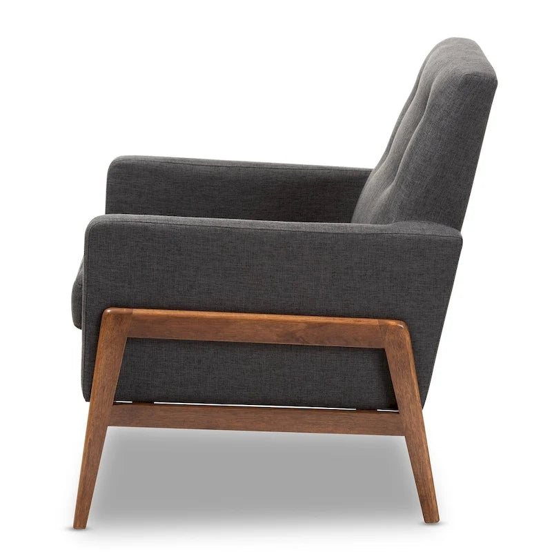 Mid-Century Lounge Chair by Baxton Studio