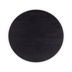 Aurelle Home Modern Solid Acacia Wood Round Base Coffee Table