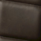 Faux Leather Dining Chairs Upholstered Side Chairs with Metal Legs Set of 2