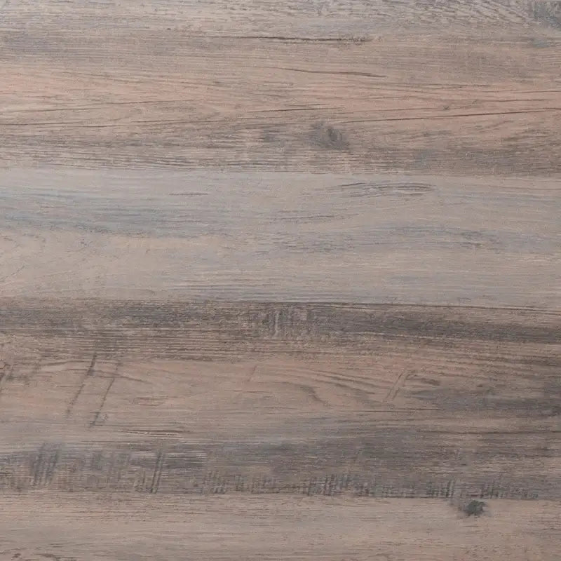 2-Tier Console Table with Metal Side Braces and Corner Caps