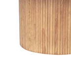 Round Wood Coffee Table Circle Pedestal Table