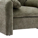 38.6'W Modern Style Chenille Oversized Armchair