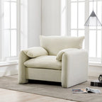 38.6'W Modern Style Chenille Oversized Armchair