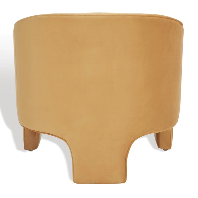 SAFAVIEH Couture Evchen Velvet Accent Chair - 30   W x 28   L x 30   H - 30Wx28Dx30H