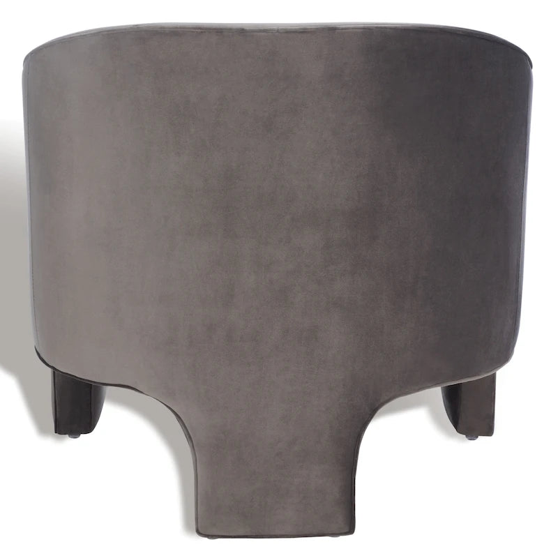 SAFAVIEH Couture Evchen Velvet Accent Chair - 30   W x 28   L x 30   H - 30Wx28Dx30H