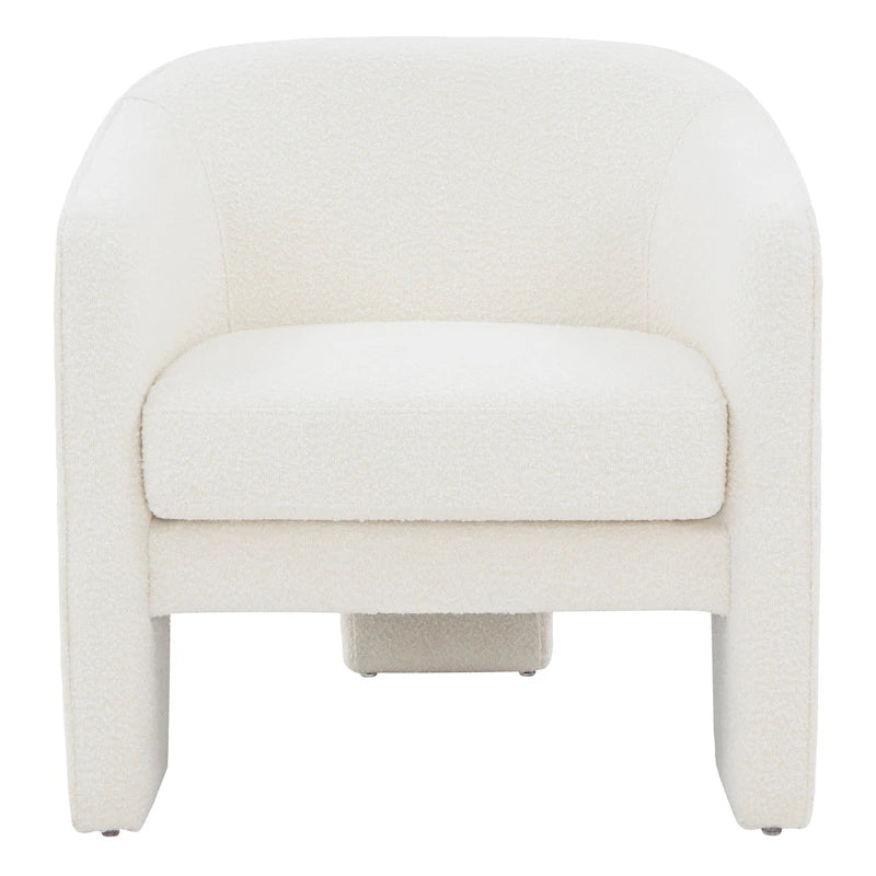 SAFAVIEH Couture Evchen Velvet Accent Chair - 30   W x 28   L x 30   H - 30Wx28Dx30H