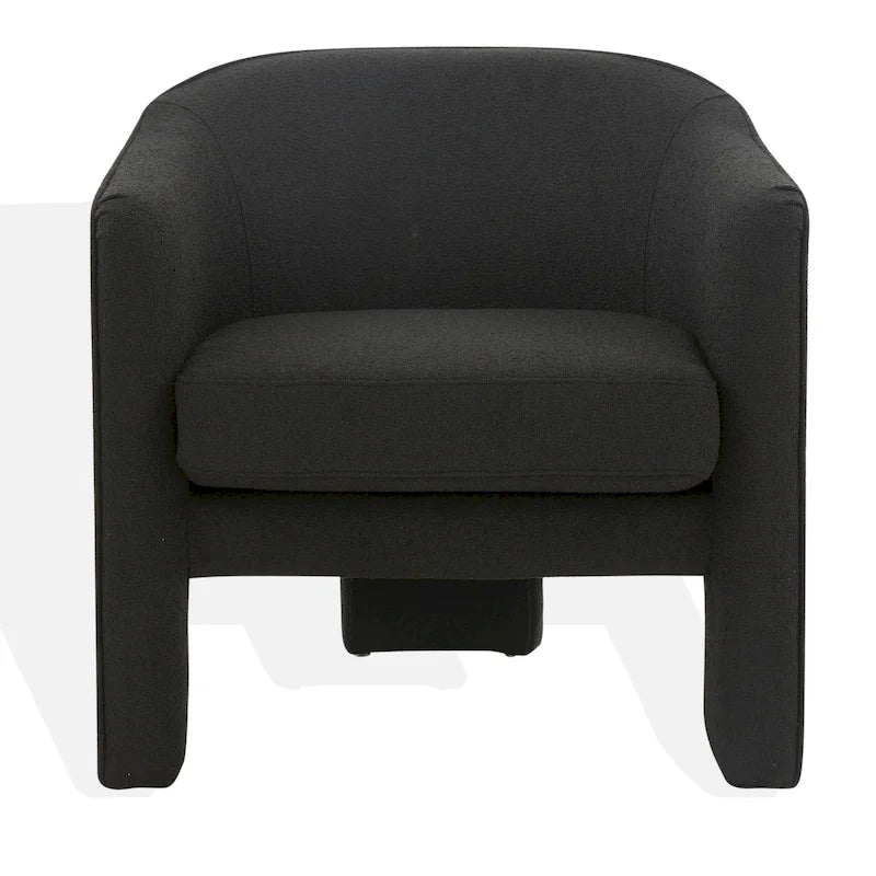 SAFAVIEH Couture Evchen Velvet Accent Chair - 30   W x 28   L x 30   H - 30Wx28Dx30H