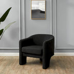 SAFAVIEH Couture Evchen Velvet Accent Chair - 30   W x 28   L x 30   H - 30Wx28Dx30H