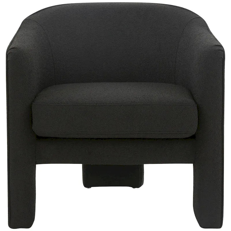 SAFAVIEH Couture Evchen Velvet Accent Chair - 30   W x 28   L x 30   H - 30Wx28Dx30H