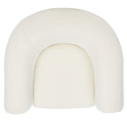 SAFAVIEH Couture Yauheniya Barrel Back Accent Chair - 38 In. W x 34 In. D x 28 In. H - 38Wx34Dx28H