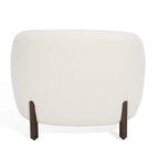 SAFAVIEH Couture Yauheniya Barrel Back Accent Chair - 38 In. W x 34 In. D x 28 In. H - 38Wx34Dx28H