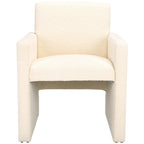 SAFAVIEH Couture Gunna Linen Arm Chair - 26   W x 25   D x 33   H - 26Wx25Dx33H
