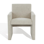 SAFAVIEH Couture Gunna Linen Arm Chair - 26   W x 25   D x 33   H - 26Wx25Dx33H