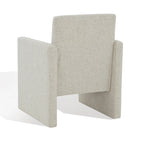 SAFAVIEH Couture Gunna Linen Arm Chair - 26   W x 25   D x 33   H - 26Wx25Dx33H