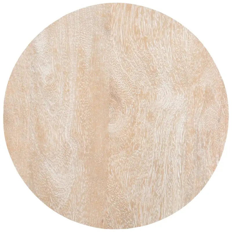 SAFAVIEH Aveline Modern Rattan Round Coffee Table - 31.5   W x 31.5   L x 17.7   H - 32Wx32Dx18H