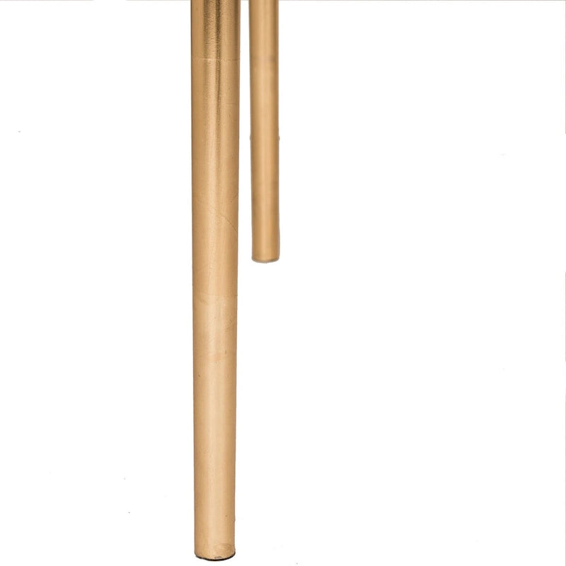 SAFAVIEH Julianne Antique Gold Leaf Coffee Table - 48   x 24   x 17.8   - 48Wx24Dx18H