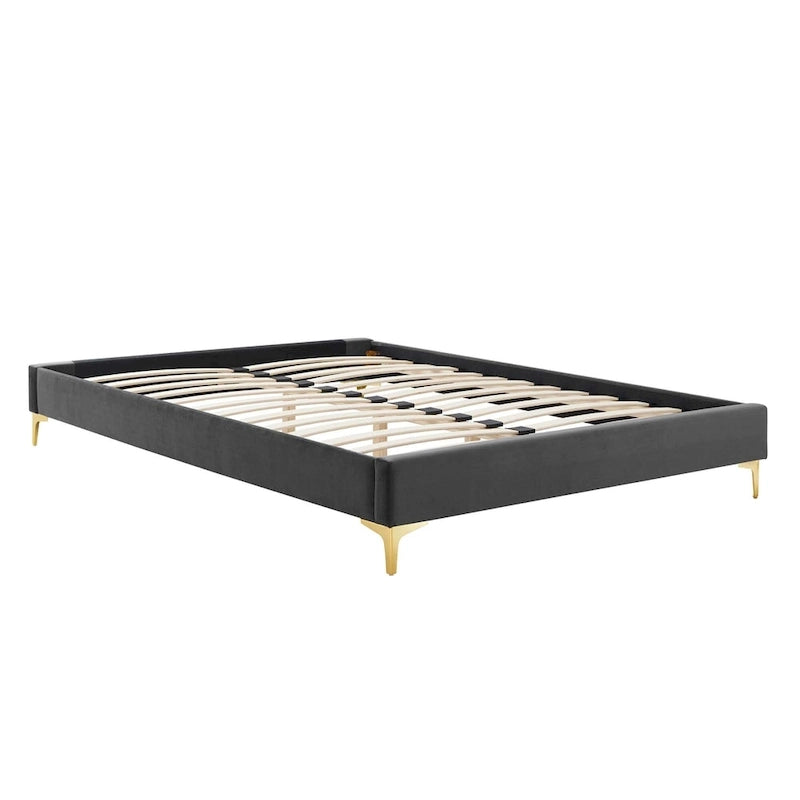 Colette King Performance Velvet Platform Bed