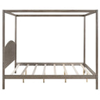 King Size Canopy Platform Bed