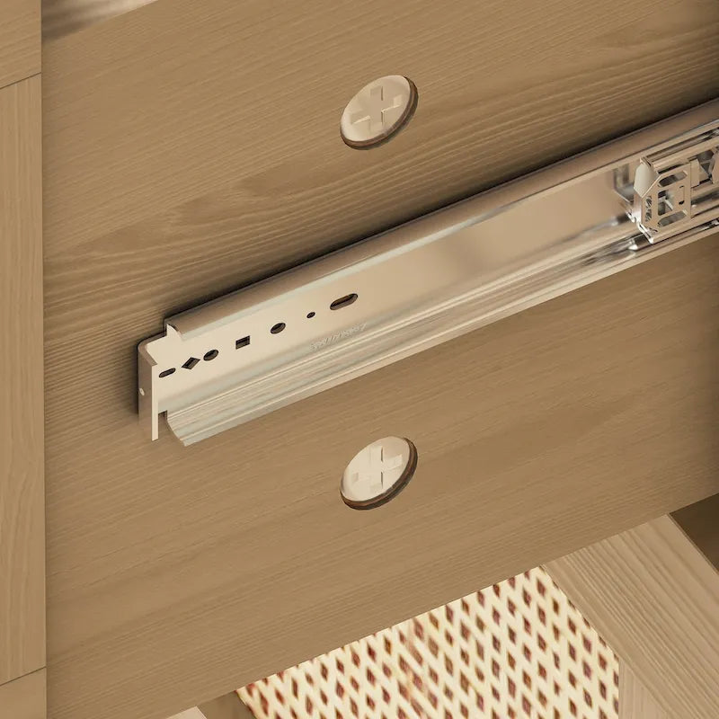 Rattan Drawer Dresser with 6 Drawers, Perfect for Bedroom and Living Room