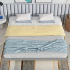 King Size Floating Bed with LED Lights