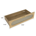 Wood Drawer Dresser for Bedroom