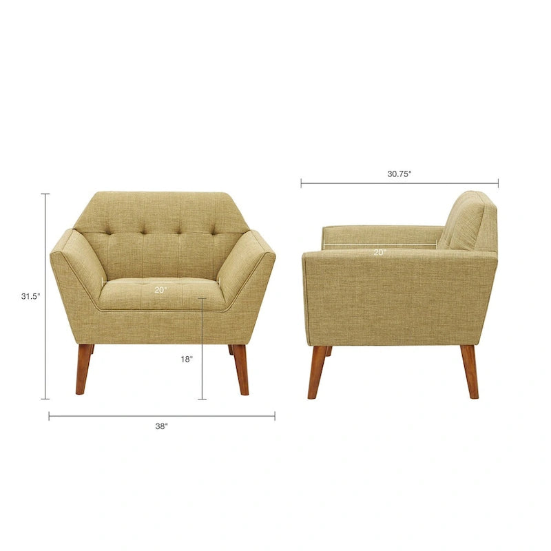 Lounge ChairModern Accent Chair,for Living Room Bedroom Studio,Living Room Chairs Comfy Reading