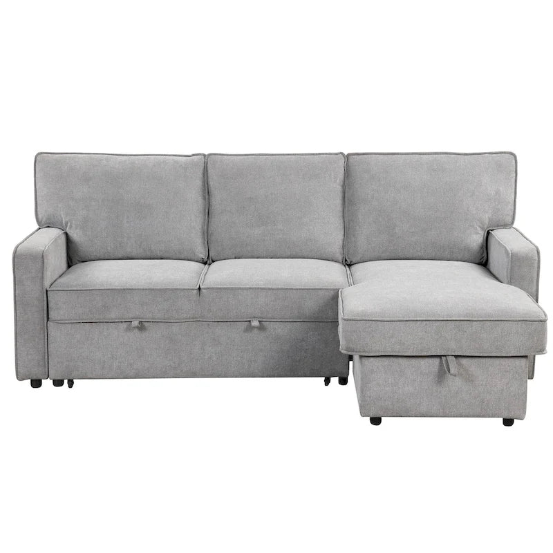 Upholstery Sleeper Sectional Sofa with Storage and USB port