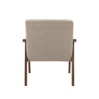 Porthos Home Galina Fabric Accent Chair with Rubberwood Legs