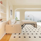 66.2   Queen Pull Out Sofa Bed with Storage and 2 Soft Pillows