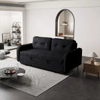 66.2   Queen Pull Out Sofa Bed with Storage and 2 Soft Pillows