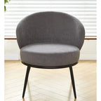 Mid Century Velvet Upholstered Living Room Accent Chair