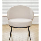 Mid Century Velvet Upholstered Living Room Accent Chair