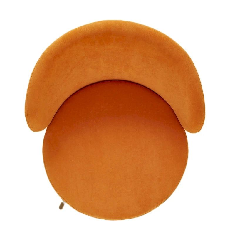 Mid Century Velvet Upholstered Living Room Accent Chair