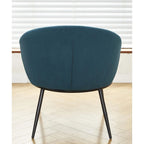 Mid Century Velvet Upholstered Living Room Accent Chair