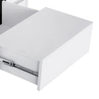 Unique Stylish Wooden Coffee Table with Sliding Extended Table Top