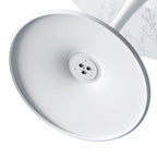 31.50   Modern Hexagonal Coffee Table with Printed Marble Top and Metal Base for Dining Room, Kitchen and Living Room