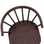 Modern Kitchen Wooden Spindle Back Armless Set of 4 Dining Chairs