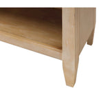 Modern Wood Open Bookcase, Office Shelving, Storage Cabinet, Fully Assembled, Light Brown